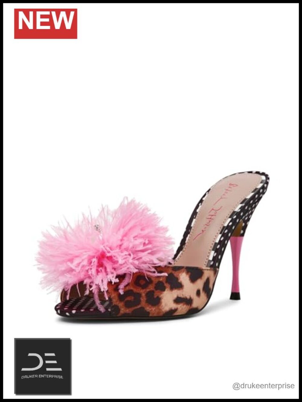 Heeled Sandals Stiletto Single Strap Slip On TPU